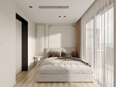 简欧家居卧室3D模型下载